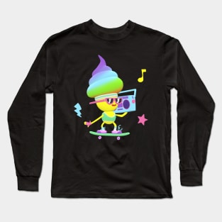 Swirl Top Character Long Sleeve T-Shirt